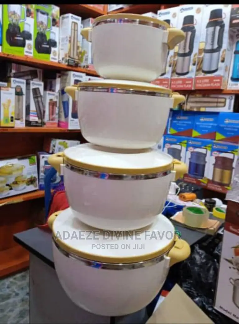 4 Piece Set Serving Dish Pots