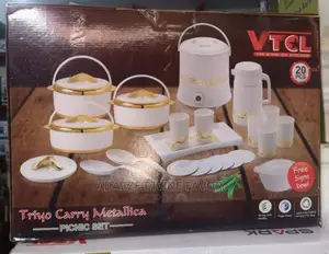 20pcs Triyo Carry Metallica Picnic Set