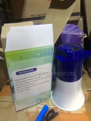 Rechargeable Megaphone With Usb Recording Memory