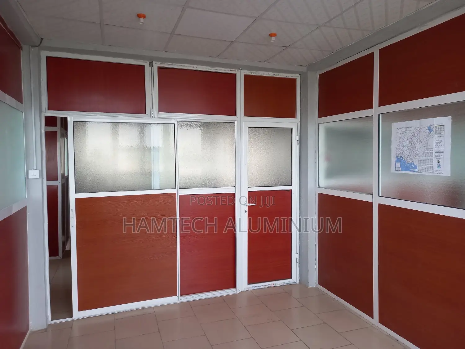 Aluminium Partition With Mdf