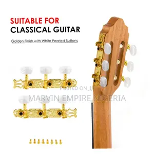 Gold Machine Head Stock Key Tuners for Classical Guitar