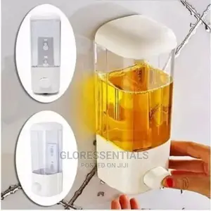Wall-Mounted Liquid Soap and Hand Sanitizer Dispenser