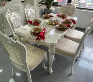 Imported Royal Dining Table With 6 Chairs.