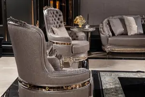 Quality Luxury Sofas Set ,Center Table , 2stools