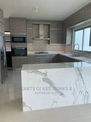 Newly Installed Kitchen Cabinets