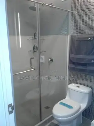 Side Opening Shower Bath With Tampered Glass