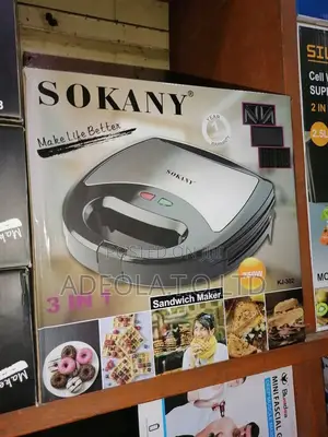 Sokany 3 in 1 Sandwich Maker