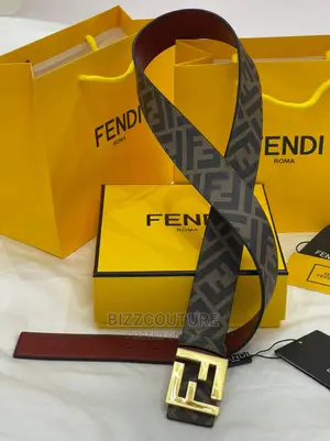 High Quality FENDI Leather Belts Available in Store