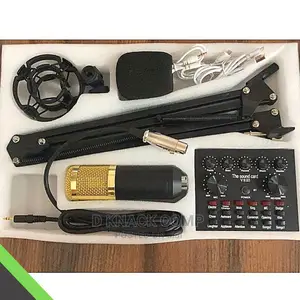 V8 Sound Card With Microphone BM800 Kit Condenser Support