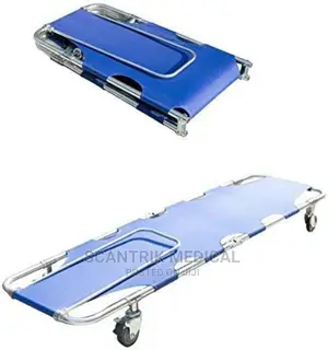 Wheels Flat Foldable Portable Stretcher