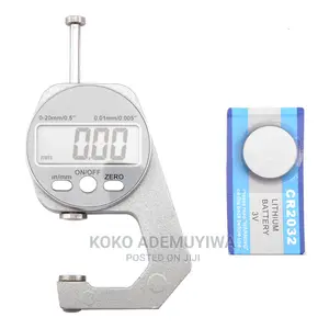 Digital (LCD) Thickness Gauge Micrometer (0.01 - 20.00mm