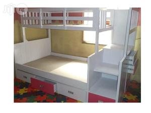 Colourful Trio Wooden Bunk Bed