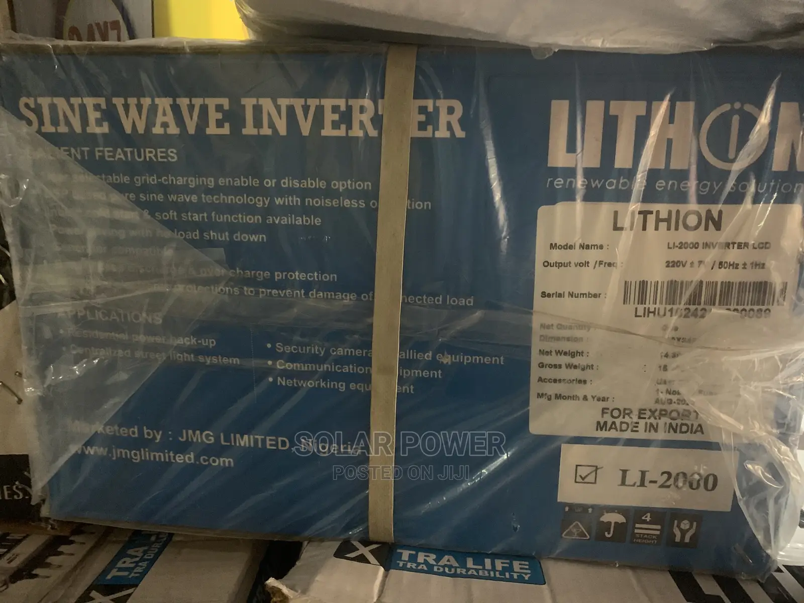 Lithion Inverter 2kva 24v