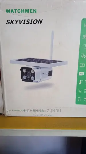Solar Powered CCTV Camera