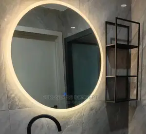 Round Sensor Mirror With Light