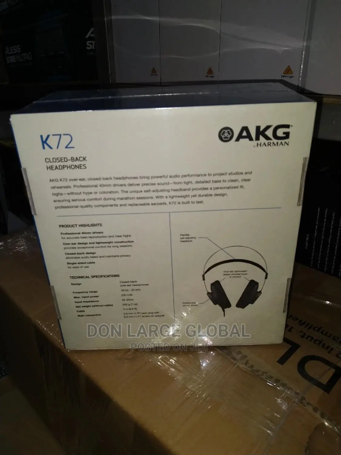Akg Closed Back Headset