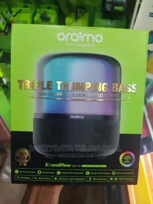 Oraimo Colorful Light Thumping Bass Wireless Soundbar|Flow