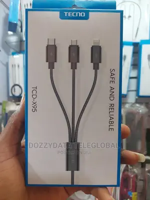 Tecno Carlcare 3 in 1 Original Cable