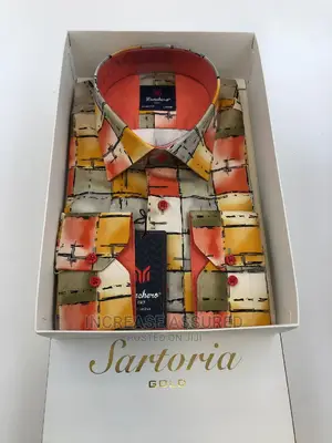 High Classy Italian Sartoria Gold Designer Shirts
