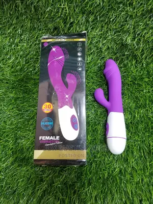 Clitoris And G-spot Rabbit Vibrating Dildo