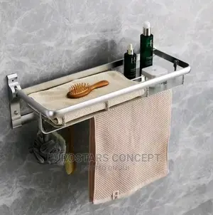 Towel Rack With Shelf