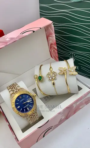 Female Stone Rolex and Accessories