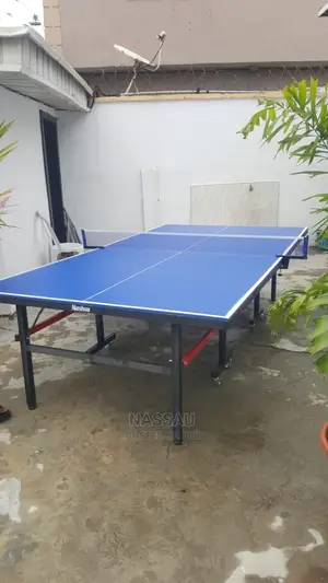Fairly Used Outdoor Table Tennis Board