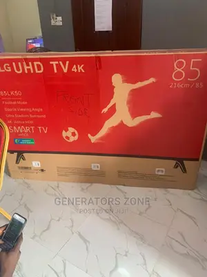 New LG 85'' Inch Smart Uhd TV TWO YEARS WARRANTY