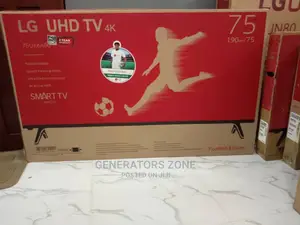 LG 75" Smart TV With Netflix, Youtube, Facebook Uhd/