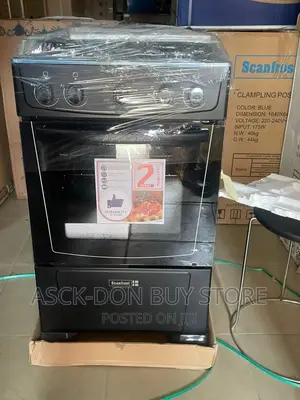 Scanfrost 50by50 4burner All Gas With Oven