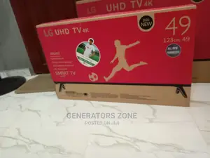 49" LG Smart Tv(2 Yrs Warranty) Uhd/