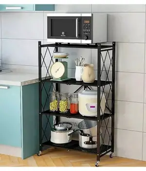 Folding Shelf - 3 Layer - Black