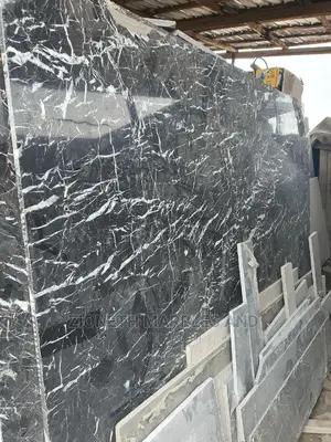 Black Wave Quartz Marble Slab