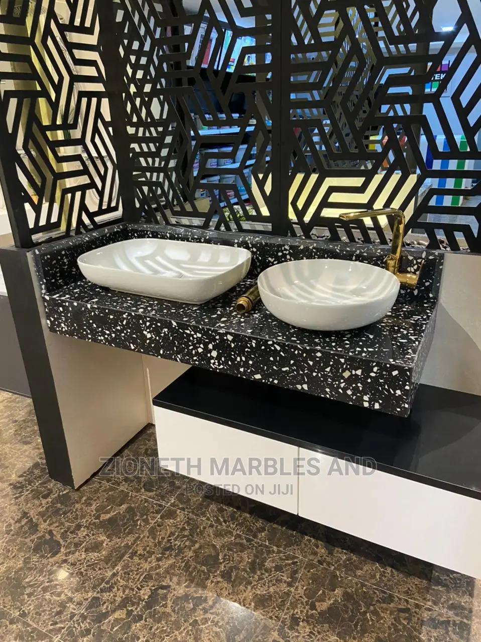 Spotted Quartz Vanity Top Marble Slab