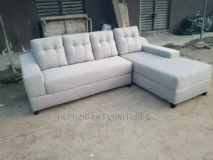 L Shaped Modern Fabric Sofa