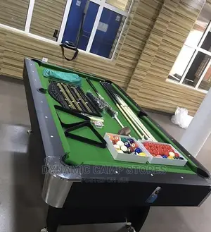 7ft Original Snooker Pool Table With Complete Accessories
