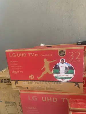 LG 32 Inches Brand New TV With Uhd, Wifi, Youtube Browser