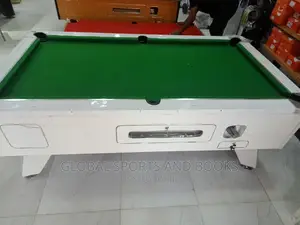 Marble Coin Snooker Board White
