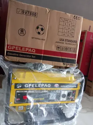 Elepaq 4.5kva Sv7800  Manual Start Gasoline Generator.