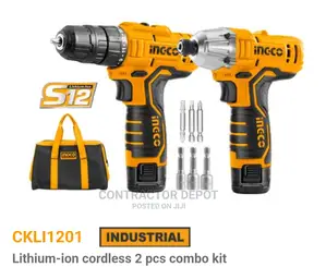 Ingco Lithium-Ion Cordless 2 PCS Combo Kit