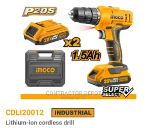 Ingco Lithium-Ion Cordless Drill 20v