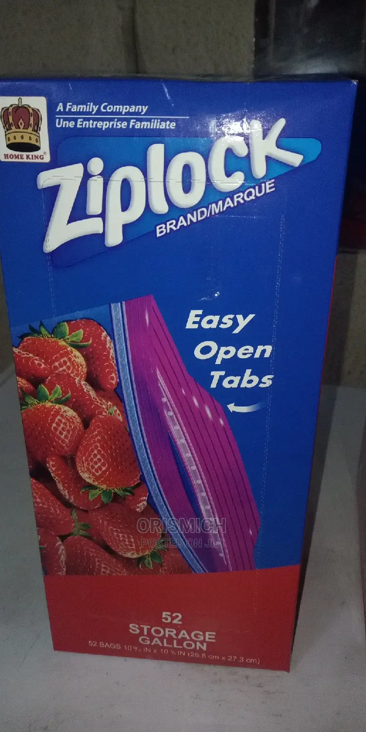Ziplock Storage Gallon
