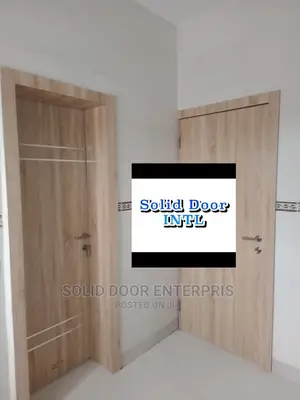 Complete HDF Door With Chrome Design Available for Sale