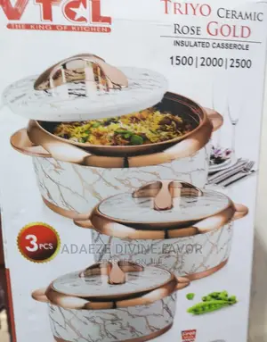 3pcs Ceramic Food Flasks