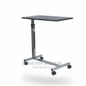 Hospital Overbed Table With Adjustable