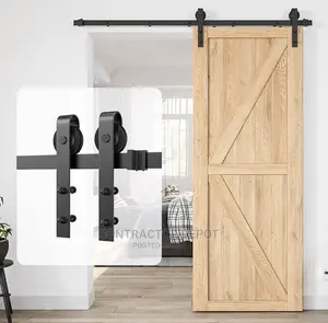Generic 6.6ft Sliding Barn Door Hardware