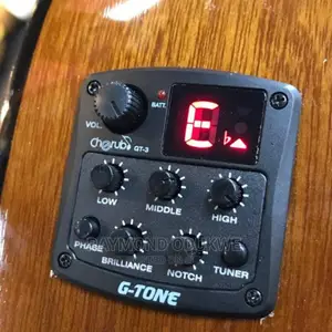 Electric Acoustic Guitar With Cromatic Tuner