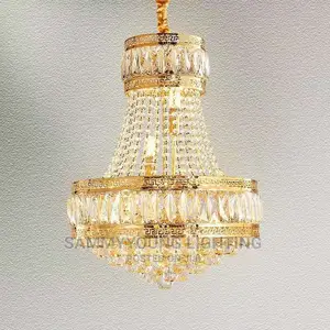 Luxury Modern Quality Crystal Gold Chandelier Crystal
