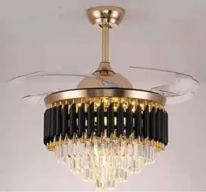 Chandelier With Fan and Remote