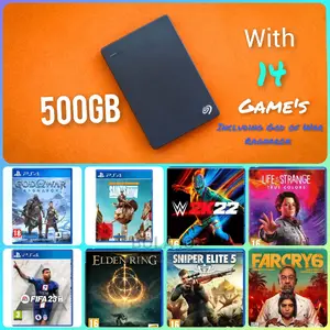 God of War Ragnarok,Fc 26 +12 Ps4 PKG Game in a New 500gb